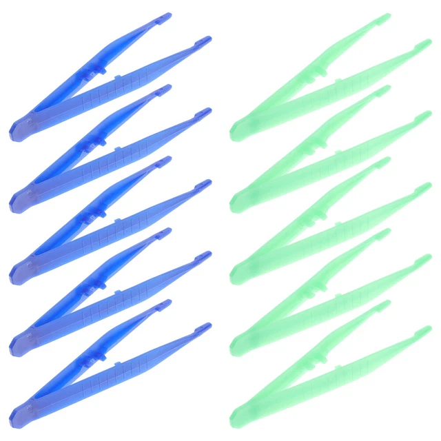 10 piezas pinzas artesanales cuentas colores plástico algodón punción Miss Child