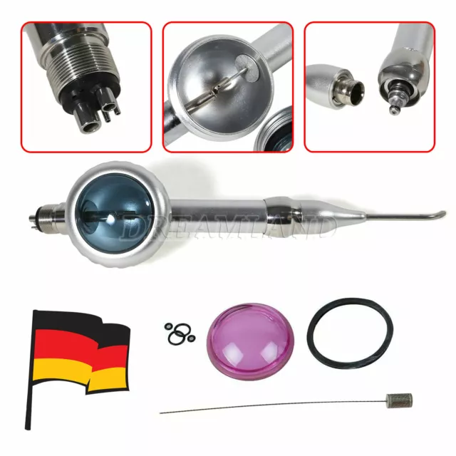 Dental Air Flow Polisher Teeth Prophy Pulverstrahlgerät Handy Prophylaxe 4Holes