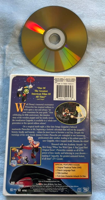 Pinocchio (DVD, 1999, Limited Issue) 3
