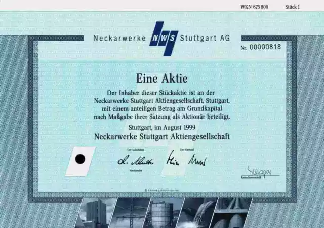 3 x Neckarwerke NWS Stuttgart AG 1999 Esslingen Göppingen Böblingen Ludwigsburg