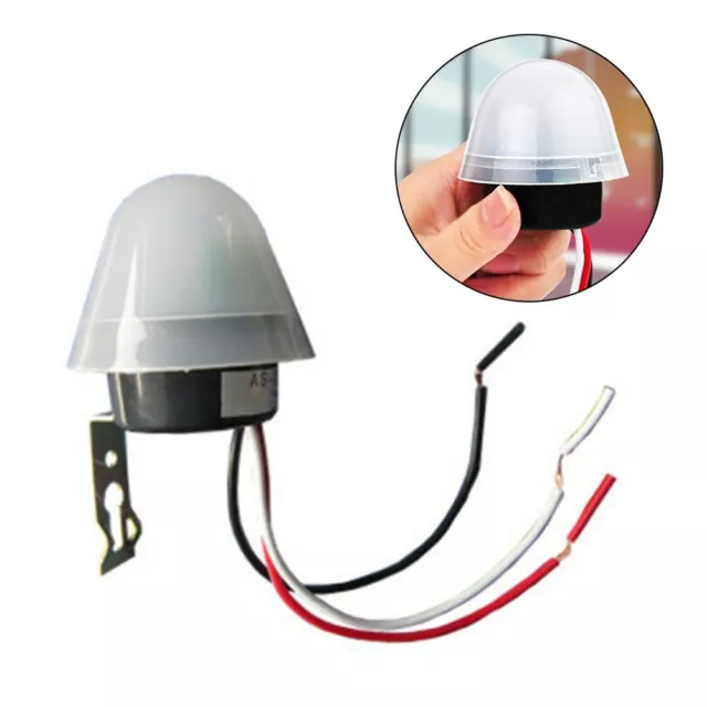 Dc / AC 12V Light Sensor Auto Foto Interruttore Strada Giorno Spento Notte Su