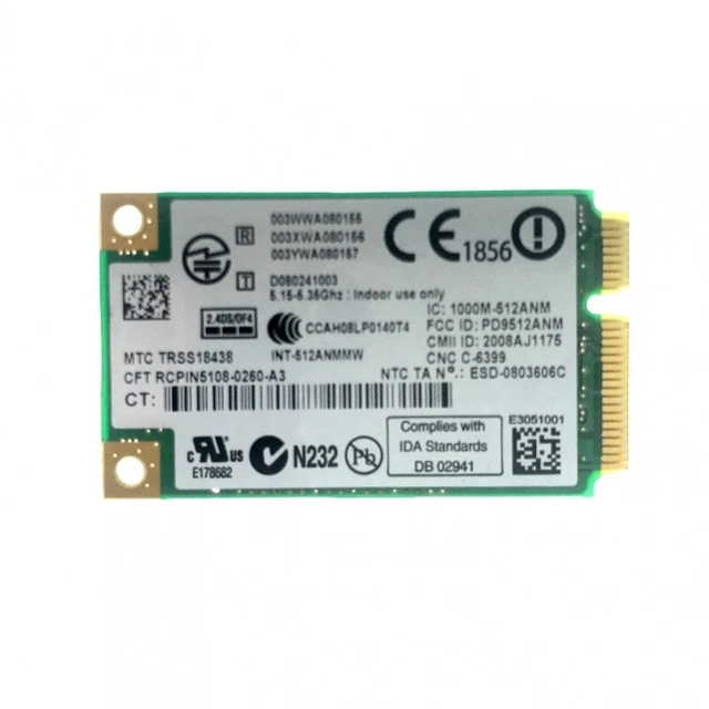 Wifi Link Module MODULO WIFI PORTATIL ACER ASPIRE 3935 INTEL WiFi Link 5100 ADAPTADOR ...