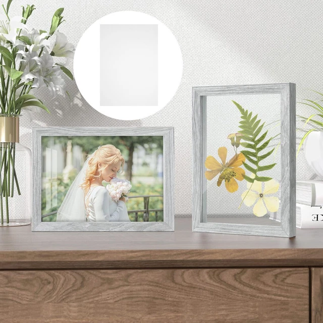20 Pcs Photo Frame Transparencies Transparent Plastic Panels Hard Signage