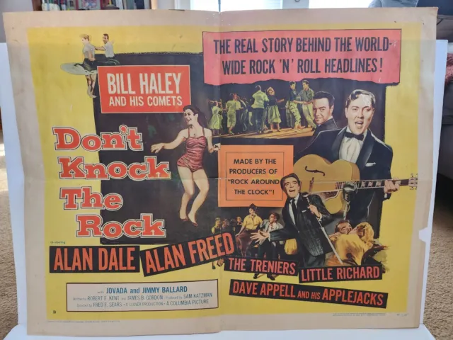 BILL HALEY COMETS LITTLE RICHARD Vintage 1956 Movie Poster Rockabilly Rock Roll