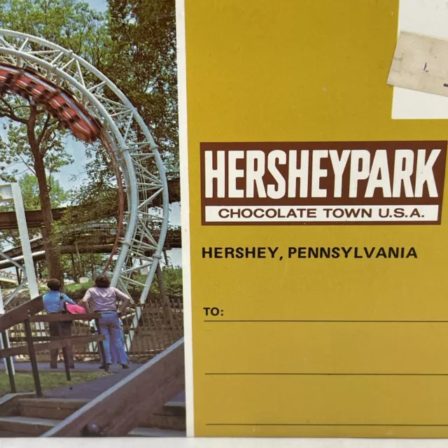 HersheyPark Lot of Postcards Hershey PA Amusement Park Postcard Booklet