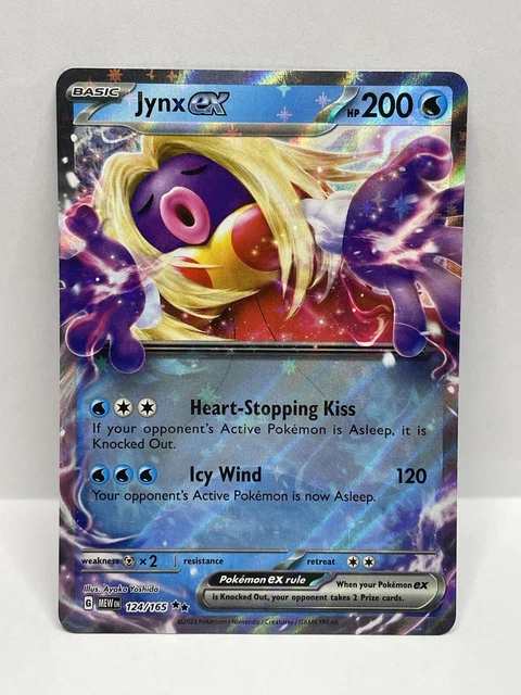 Pokémon TCG Jynx ex Scarlet & Violet - 151 124/165 Double Rare