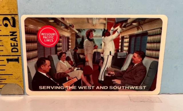 1961 Missouri Pacific Railroad Lines Pocket Calendar