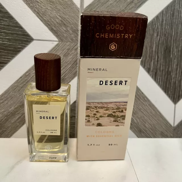 Good Chemistry MINERAL DESERT Cologne Essential Oils 1.7 fl oz Spray Unisex New