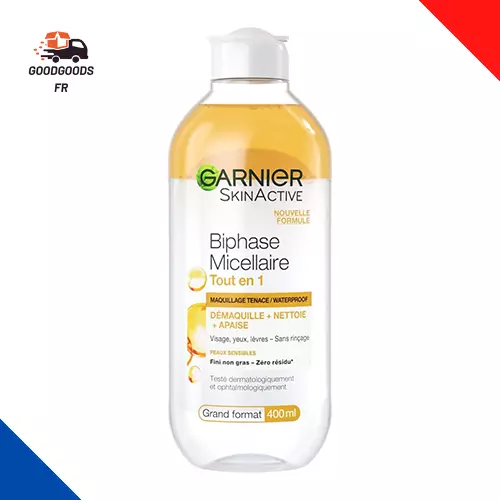 Skinactive - Solution Micellaire Biphase Tout En Un - Tous Types De Peaux 400 Ml