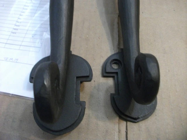 cantera hand forged   Iron Scroll Door Pull Handles (Pair) 3