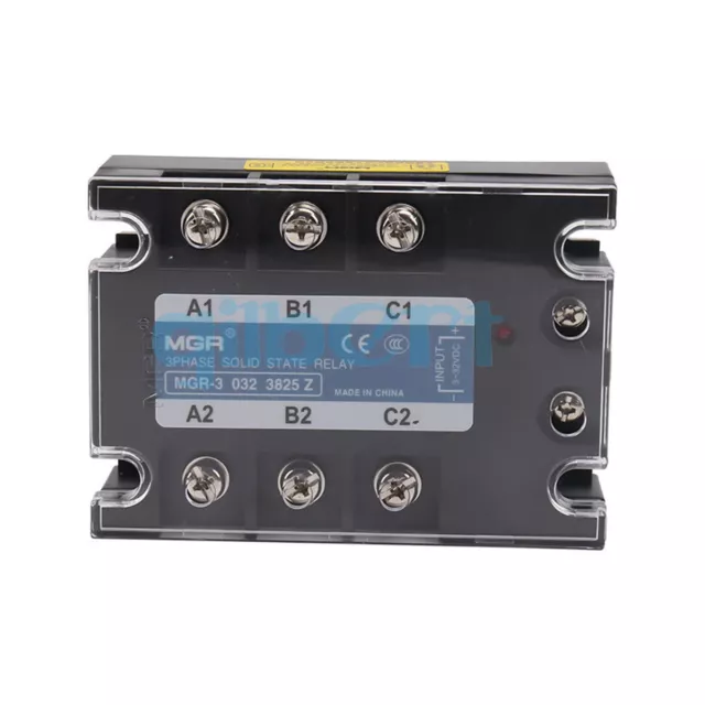 DC To AC /AC To AC SSR 10/25/40/60/80/100/120/150/200A 3 Phase Solid State Relay