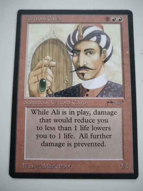 MTG Arabian Nights Ari from Cairo Red Rare _15418