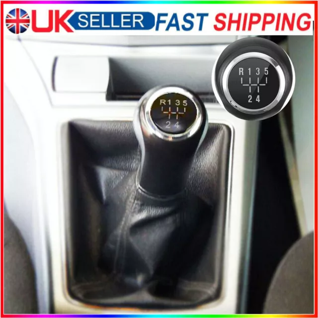 5 Speed Gear Stick Shift Knob Replacement For Vauxhall Astra H Zafira B Corsa D