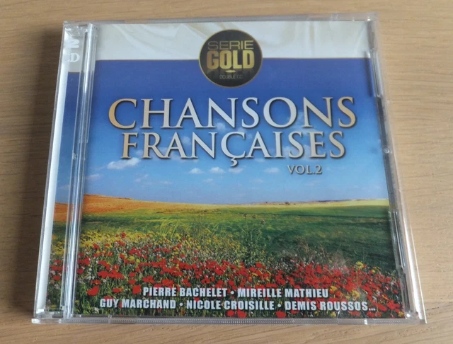 CHANSONS FRANÇAISES VOL.2 - 2 CD - 26 titres - 2008 - Série Gold double ...