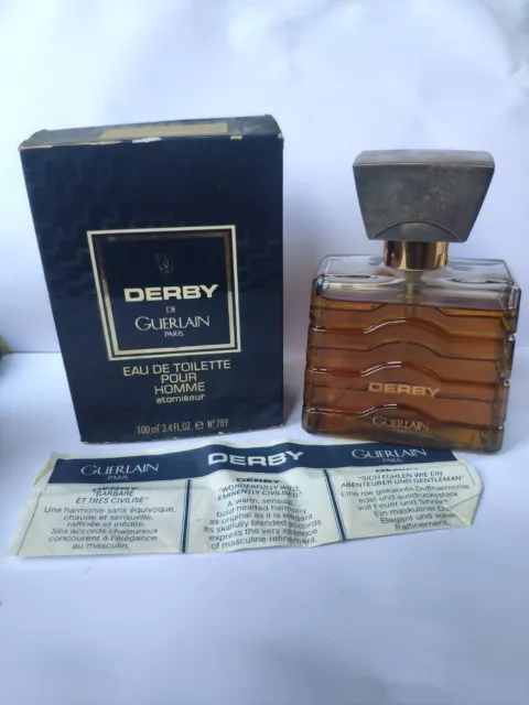 VINTAGE GUERLAIN DERBY EDT 100ml men s perfume 1 434.32 PicClick UK