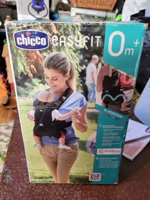 Chicco Easyfit Baby Carrier Size 0m+ Black With Box