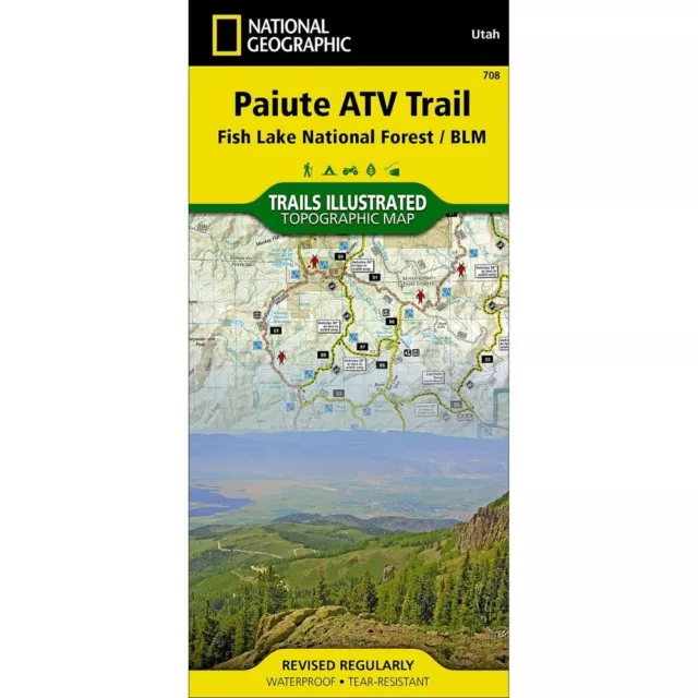 National Geographic Paiute ATV Trail Trails Illustrated Topo Map #708 - Utah National Geographic Paiute ATV Trail Trails Illustrated Topo Map #708 - Utah