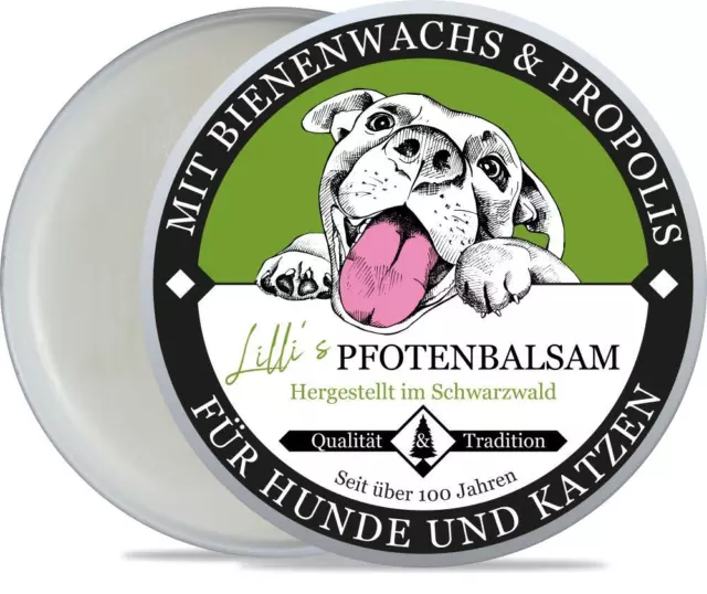 Lillis Pfotenbalsam 100 ml Schutz für Hunde & Katzen mit Bienenwachs u. Propolis