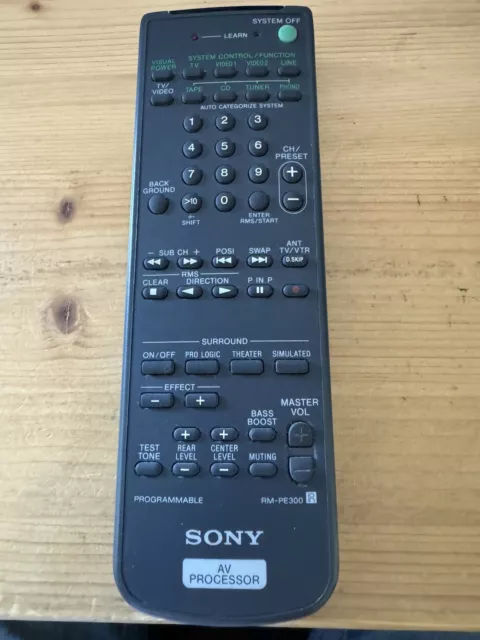 GENUINE ORIGINAL Sony RM-PE300 for AV Processor Remote Control