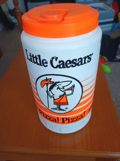 Vintage Little Caesars Pizza Plastic Cup With Lid 32 oz Large