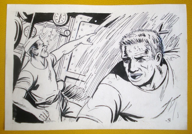 DESSIN ORIGINAL GUY Lehideux Paru Dans Pirates/ Marins EUR 15,00