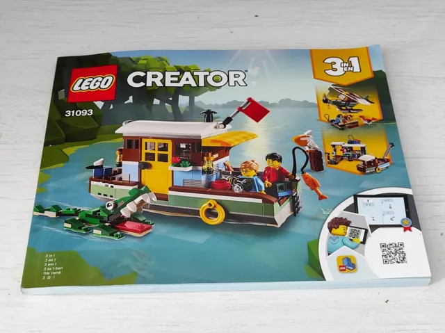 LEGO nur die Bauanleitung / Instruction Only Creator 31093 Neu New Houseboat