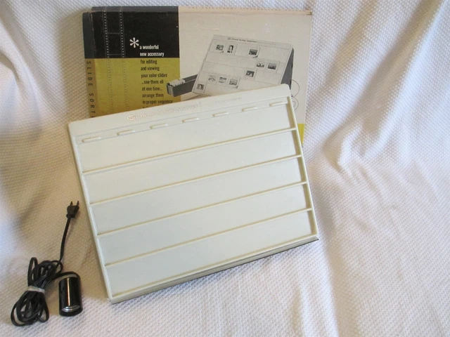 Vintage Hip 35 Mm Slide Sorter In Original Box Usa Made