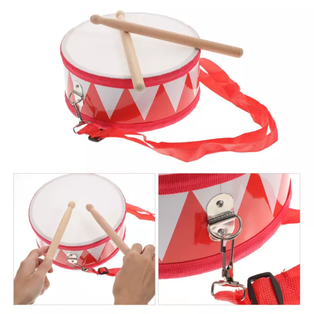 Snare Wooden Child Drum Orff Percussion Instrument Baby Music Sensory Toy