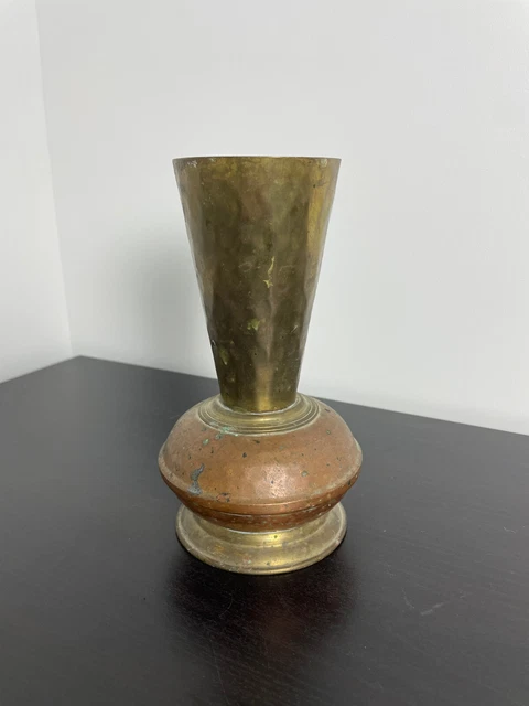 Ancien Pulvérisateur En Cuivre Jaune - Objet De Métier - Début XXème