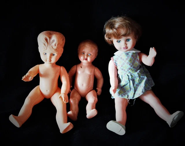 Ancien Poupee Petitcollin Parisette Robe Chaussure Celluloid Avec
