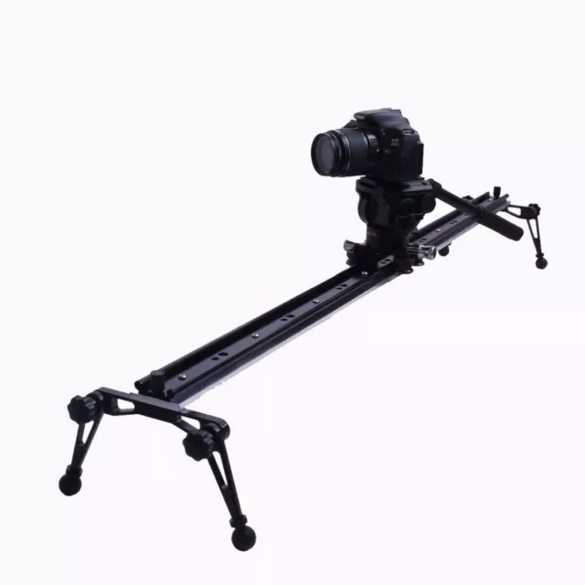 Shootvilla Linear Black Silver Slider 4ft para película suave (SV-LBS-04)