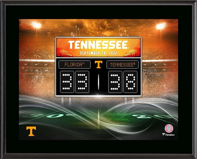 Tennessee Volunteers 10.5" x 13" 2022 Win vs Florida Gators Plaque