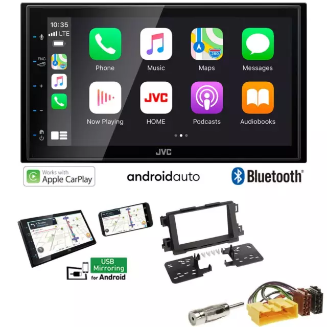 JVC KW-M560BT Autoradio Apple CarPlay Android für Mazda CX-5 ab 2012 schwarz