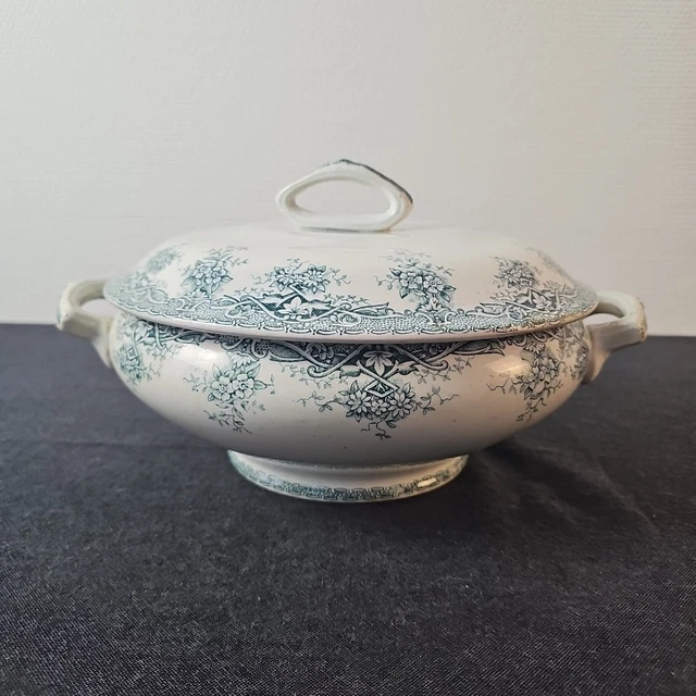 Soupière ancienne Terre de Fer modèle Iris - Arts de la table