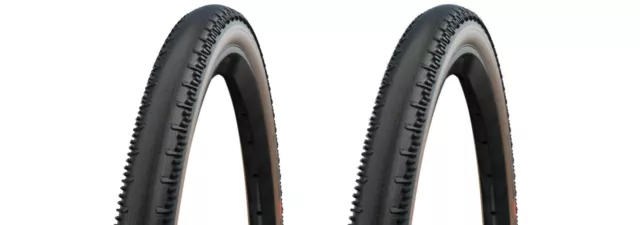 2 x Schwalbe Reifen G-ONE RS 40-622 Super Race ADDIX V-Guard EVO Transparen