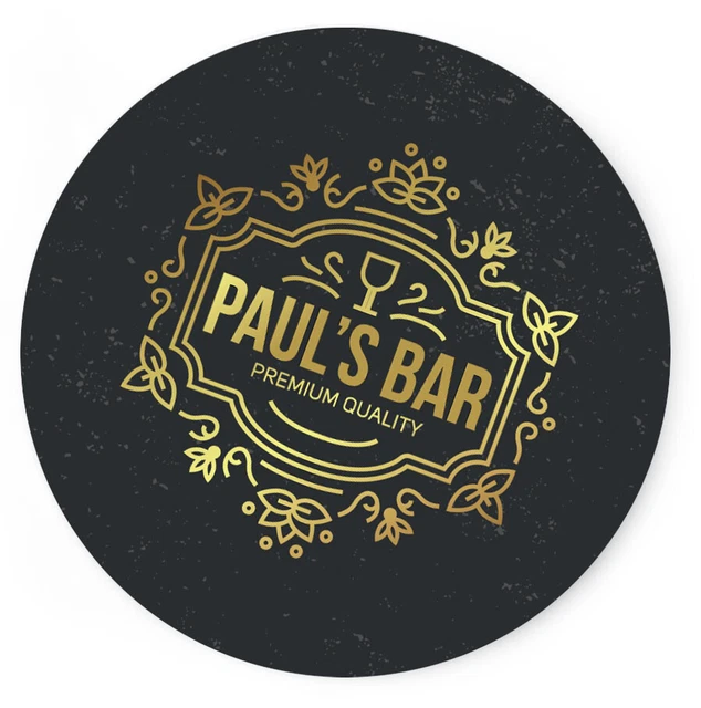 Personalisiert beliebiger Name Bar Untersetzer Bier Zuhause Pub Café Anlass Geschenkidee 35