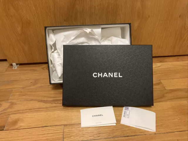 CHANEL Empty Shoe Storage Gift Box Tissue Care Cards Receipt Holder Paper  Bag