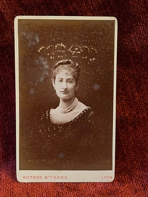 Photo Ancienne CDV – Portrait Orientaliste, A. Clavier, Alger, Militaire 1868 (original)