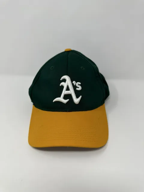 Oakland Athletics Hat Cap Strapback Green Yellow Adjustable Adult Baseball Men's