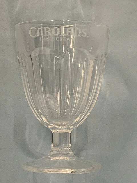 Carolans Irish Cream,  Footed Drink Glasses   --  4