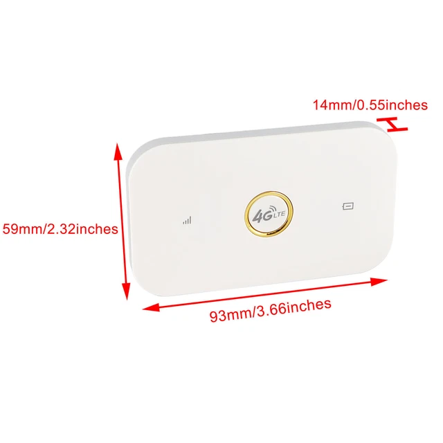 Unlocked LTE 4G Mobile Broadband WiFi Portable Router Hotspot w Lithium Battery 2