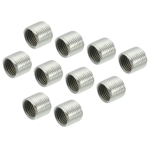 Rosca Reducción Tuercas Inserto M12 Macho a M10 Hembra Adaptadores 10mm, 15pzs