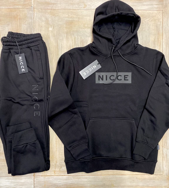 Nicce tracksuit mens Medium full tracksuit Black RRP £120