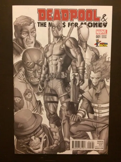 Deadpool & The Mercs for Money #1 Retailer Sketch Variant Comic Book NM