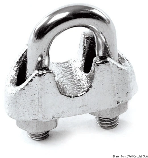 Serrage Clevis Inoxydable 13/14 MM Marque Osculati 04.181.07