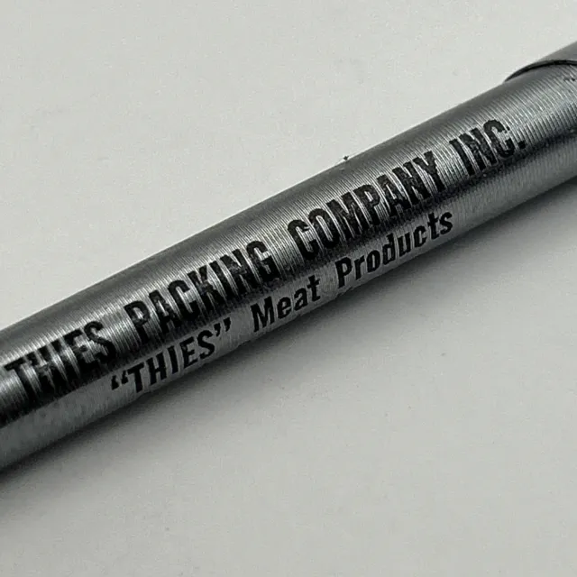 VTG c1950s/60s Ballpoint Pen Thies Packing Company Great Bend Kansas