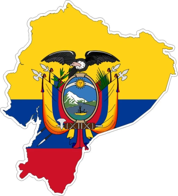 Pacchetto 12 Mini Adesivi Bandiera Ecuador, Rettangolari 33x20 Mm, Autoadesivi Per Valigie E Decorazioni - 4