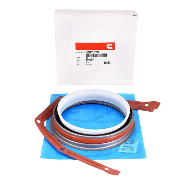 OEM REAR MAIN Crankshaft Oil Seal kit 3925529 for Cummins 5.9L 12V 24V ...
