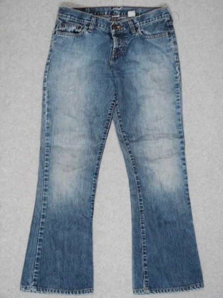 KD01419 ABERCROMBIE & FITCH FLARE WOMENS JEANS sz2R; NICE JEANS