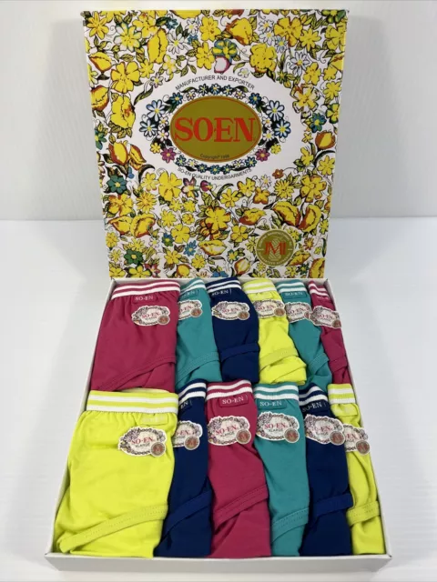 VTG BOX OF 7 So-En Soen GIRLS CHUBBIES TODDLERS SOLID/FLOWER PRINT Panties  XL $29.95 - PicClick